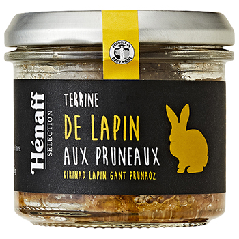 【FOOD de WINE】エナフ セレクション プルーン入りのフレンチテリーヌ 90g / 日仏貿易(HENAFF Rabitt Terrine 90g)